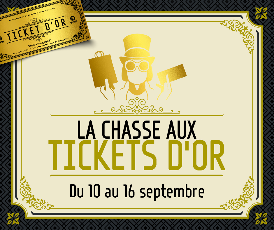 La chasse aux tickets d'or est ouverte ! - Abbaye de Jumièges