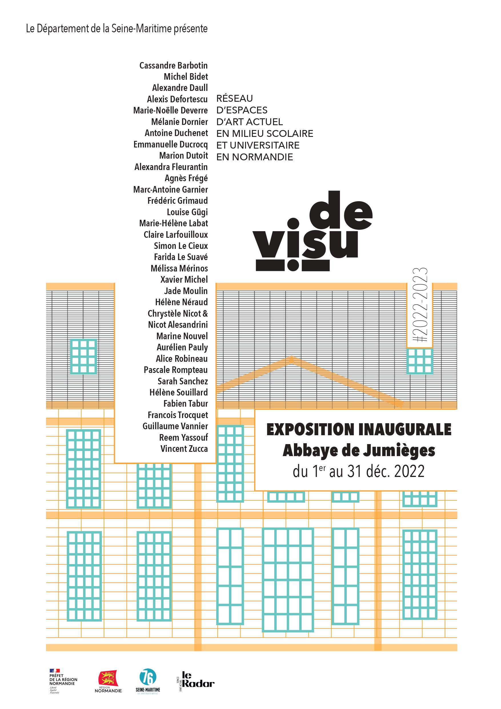 exposition De Visu2022-2023 à l'abbaye de Jumièges