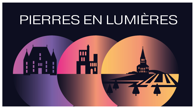 affiche pierres en lumières